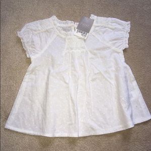 Next UK girls white top